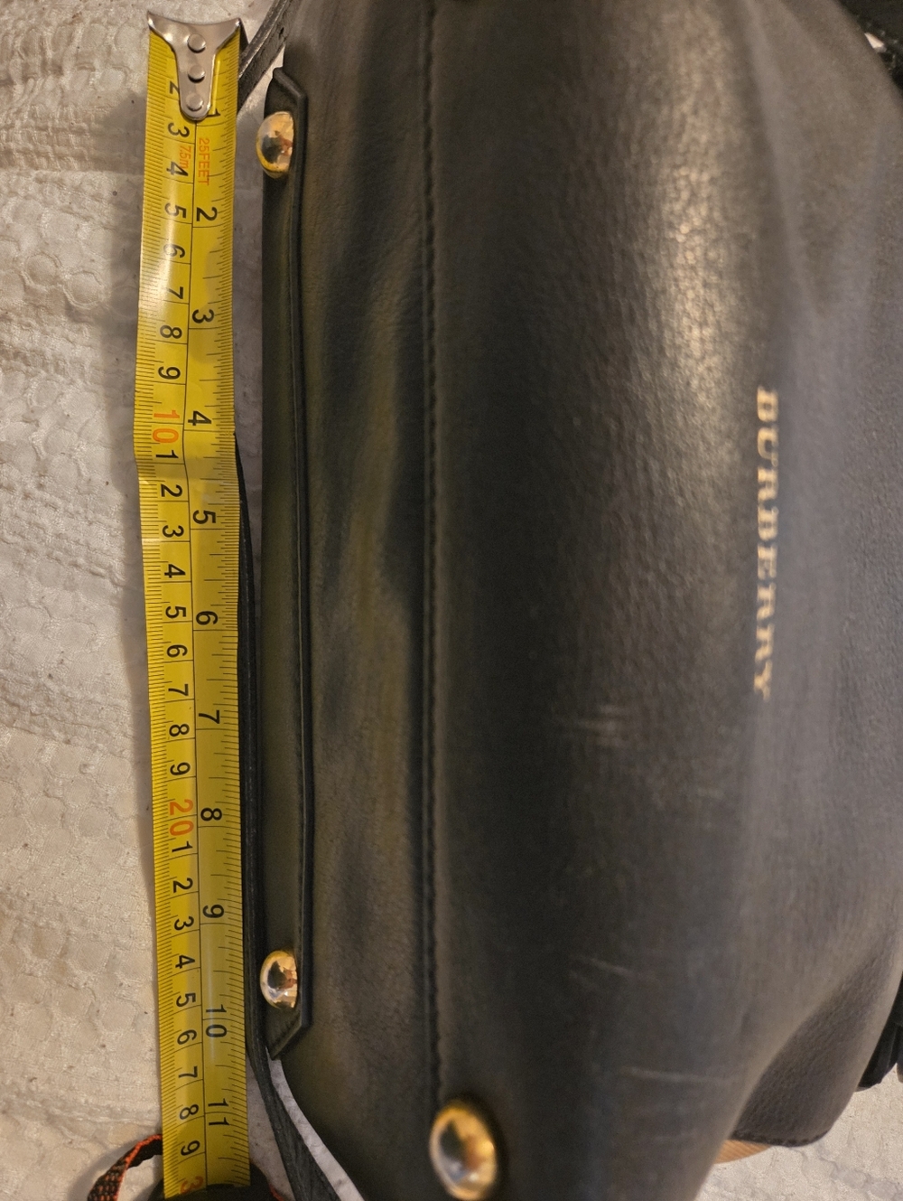 Burberry Banner Tote Handbag in Leather - Picture 16 of 16